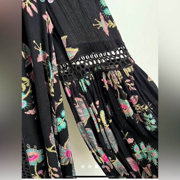 Free People just the two of us tunic Floral Blouse XSmall TP - Picture 6 of 8